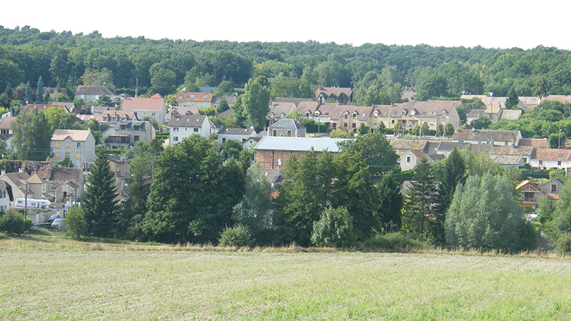 Village rural français dans l'Essonne
