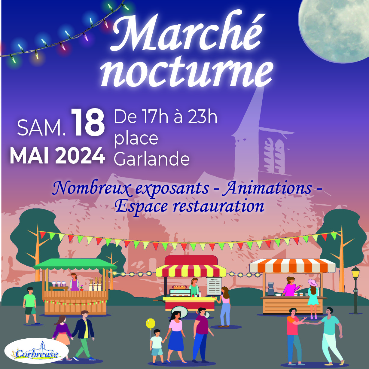 Chouette, un marché nocturne !