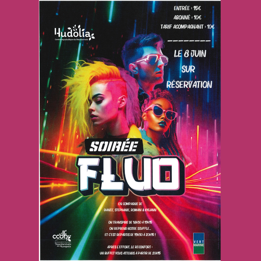 Soirée Fluo à Hudolia