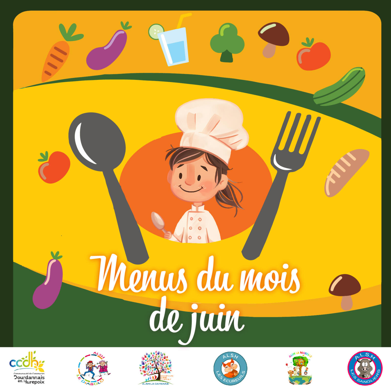 Alak Menu Les menus du mois de juin - CCDH