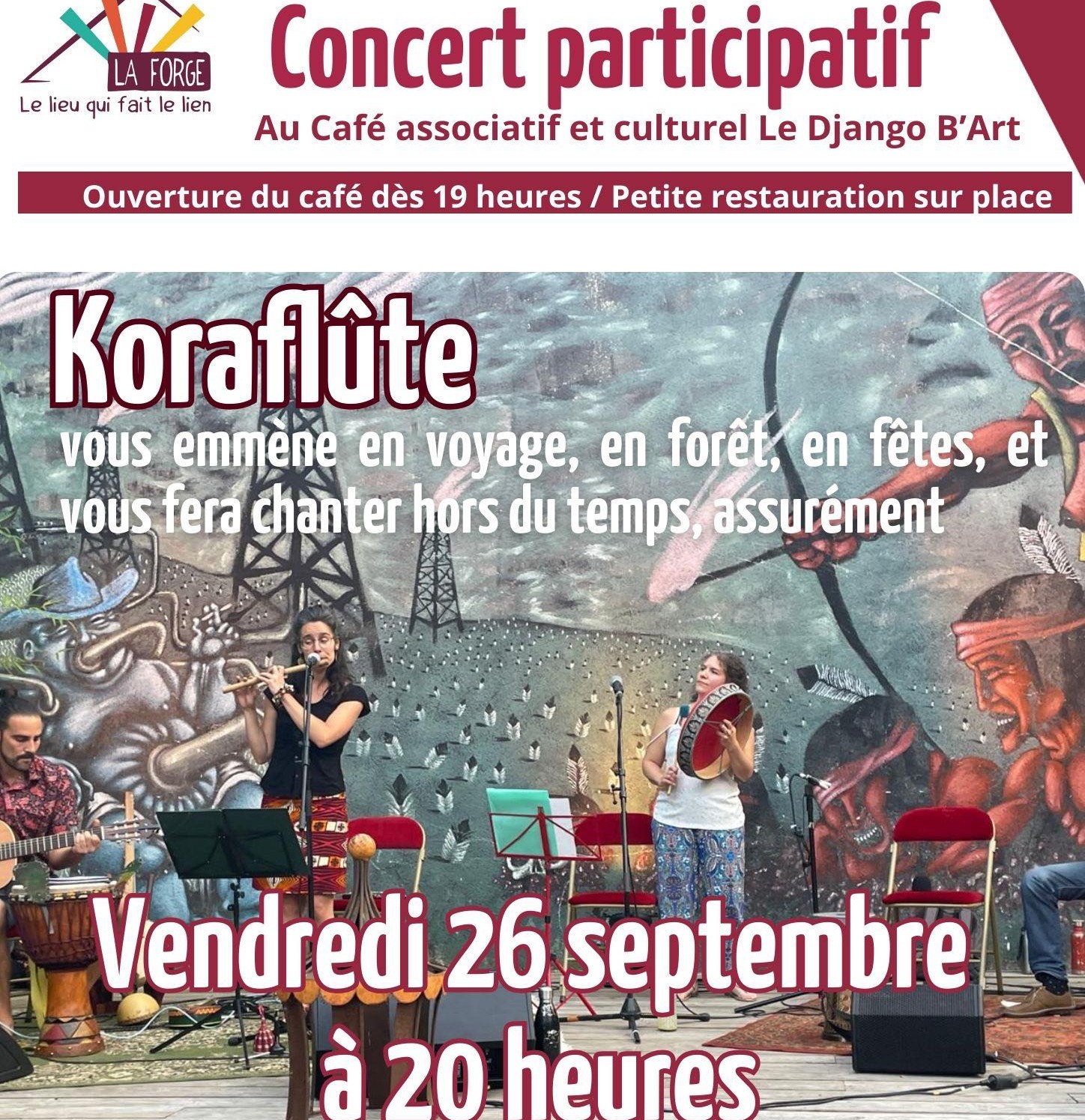 Concert participatif à La Forge !