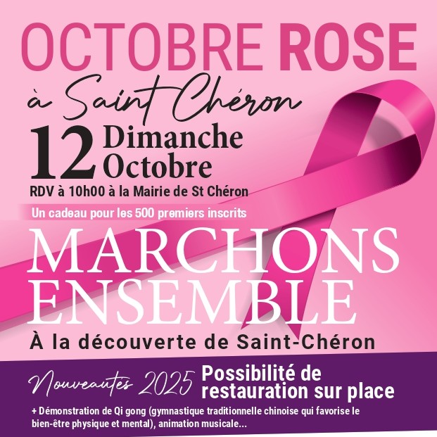 Octobre rose Saint-Chéron