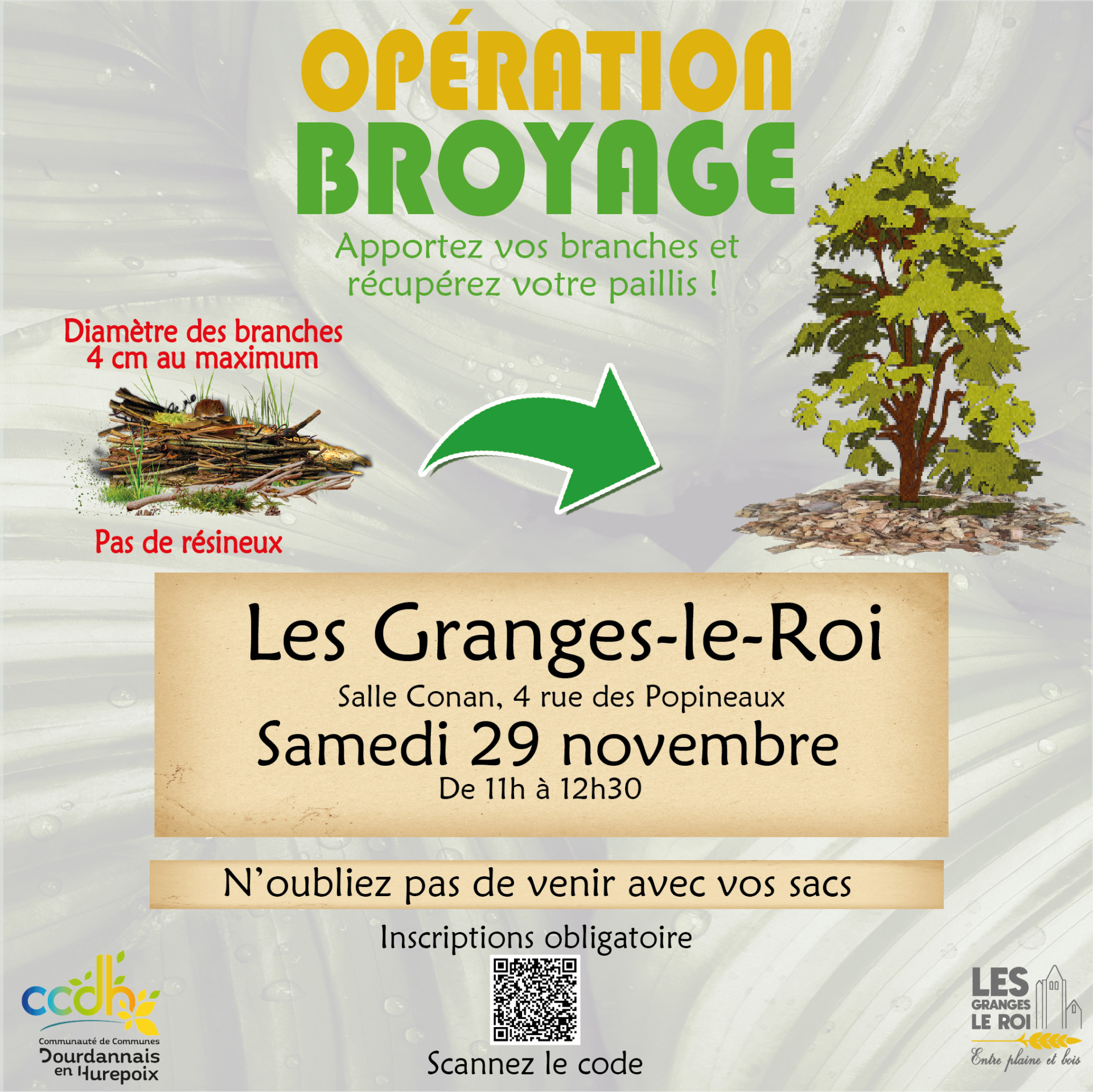 Broyez vos végétaux