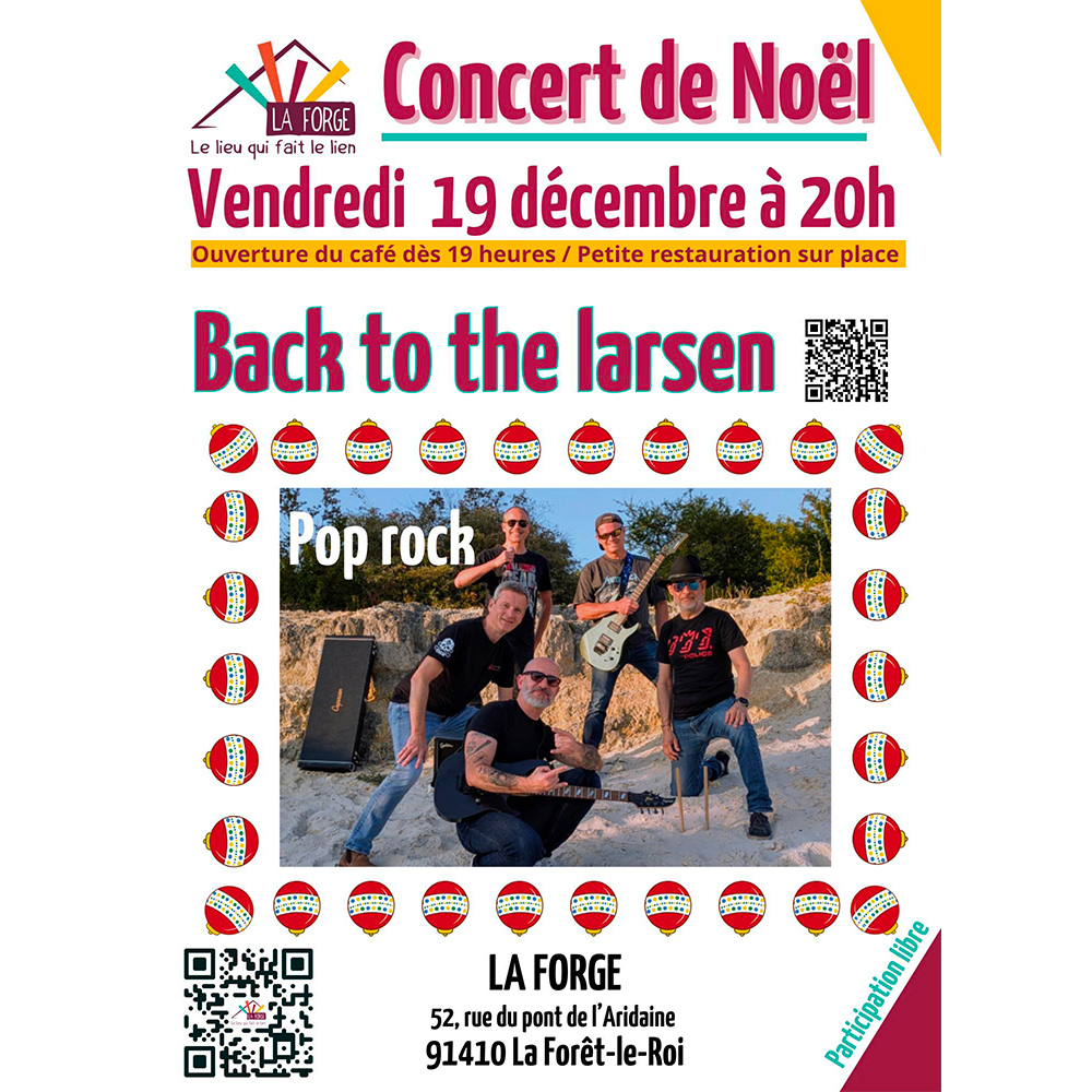 Pop Rock de Noël à La Forge