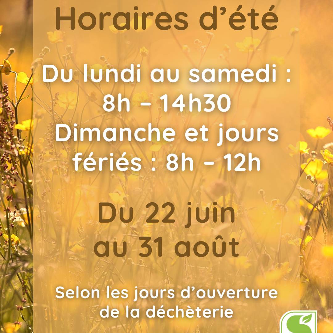 Horaires d&rsquo;été